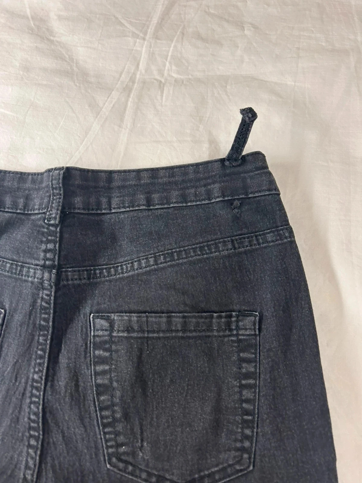 Straight cut black jeans tex – photo 10